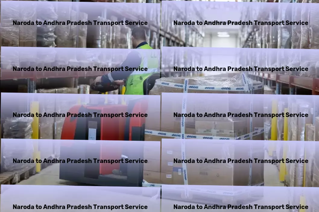 Naroda to Andhra Pradesh Luggage Courier Efficient road transport services