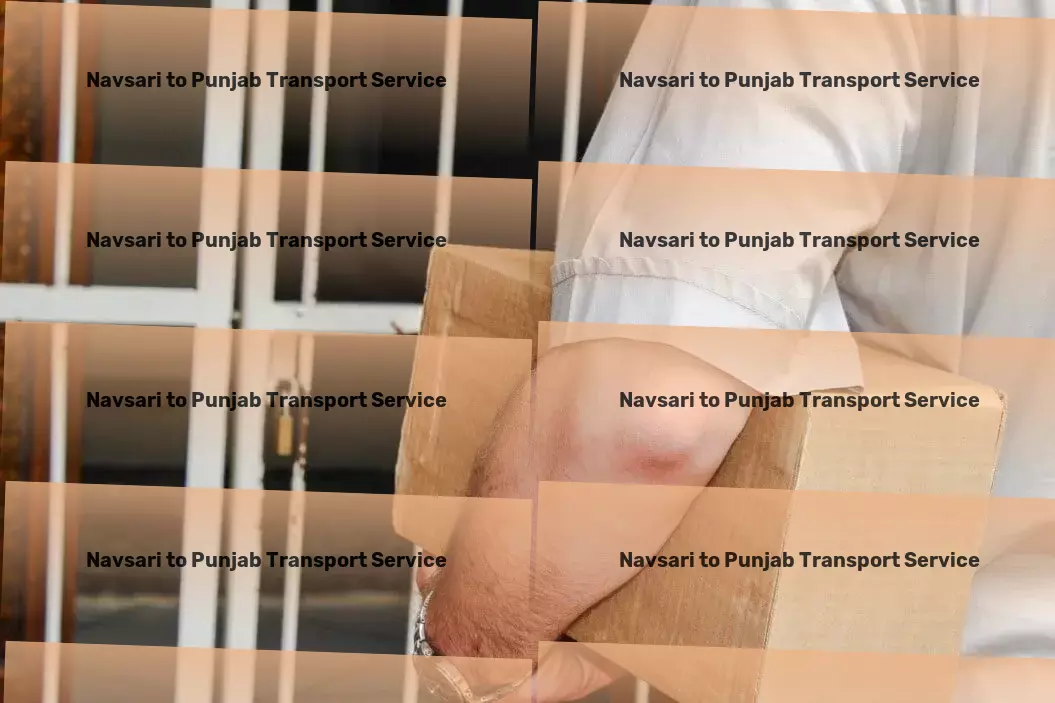 Navsari to Punjab Bike Transport And Scooty Courier Household Courier Service