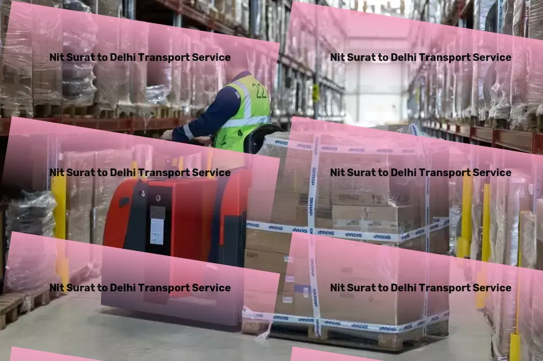 Nit Surat to Delhi Household Goods Transport Integrated cargo services