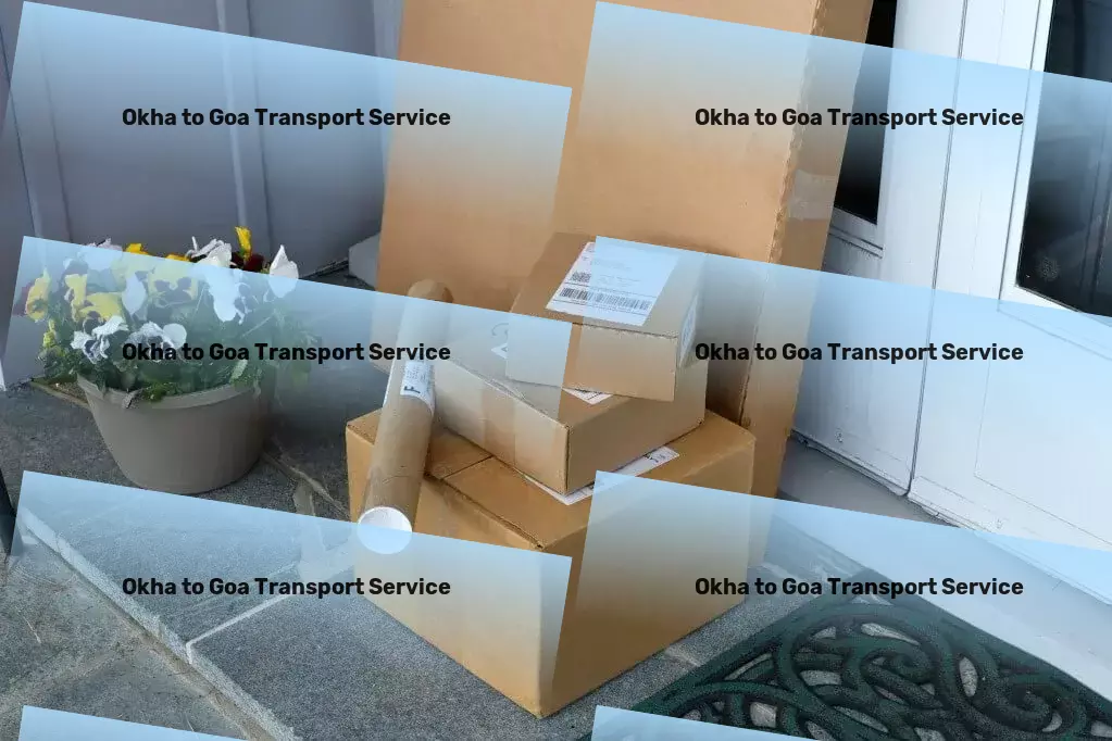 Okha to Goa Part Load Transport Your gateway to seamless and efficient logistics in India! - Interstate parcel delivery